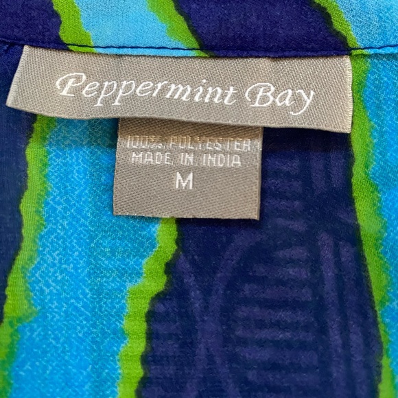 Peppermint Bay Womens Blouse Ladies Tunic Dress Woman's Top Shirt Sz Medium - Picture 4 of 7